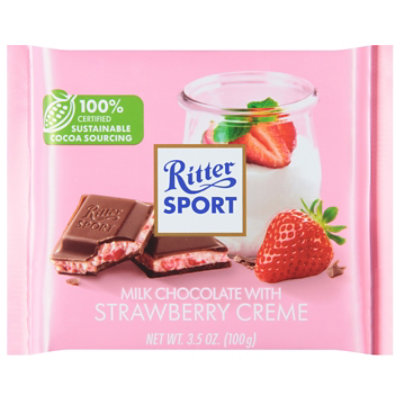 Ritter Sport Choc Bar Mlk Stwbry Creme - 3.5 OZ - Image 3