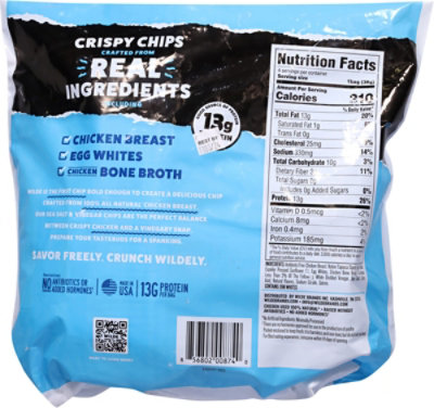 Wilde Snacks Protein Chips Seasalt And Vinegar 4ct - 5.4 OZ - Image 6