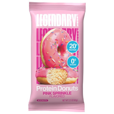 Legendary Foods Protein Donut Pink Sprinkles - 2.2 OZ - Image 2