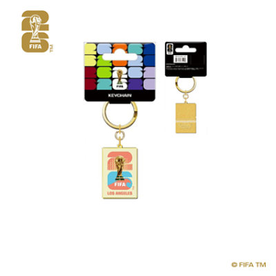 KW Textiles FIFA World Cup 2D Keychain La - Each - Image 1