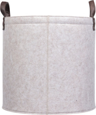 Signature Select Round Felt Basket With Handle Large -Each - Image 3