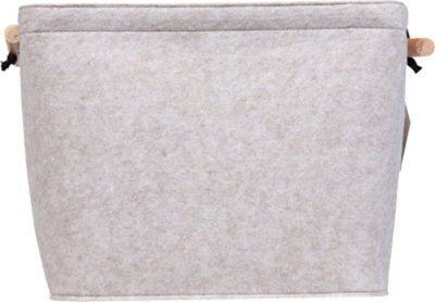 Signature Select Square Felt Basket With Handle Large -Each - Image 3