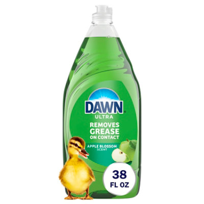 Dawn Ultra Dishwashing Liquid Antibacterial, Apple Blossom - 38 Fl. Oz. - 38 FZ - Image 1