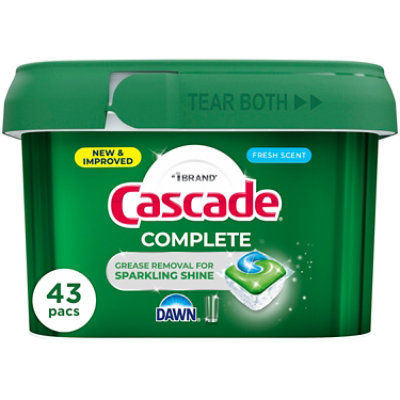 Cascade Complete Actionpacs, Fresh Scent - 43 Ct. - 43 CT - Image 1