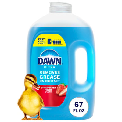 Dawn Ultra Dishwashing Liquid, Strawberry Fields - 67 Fl. Oz. - 67 FZ - Image 1