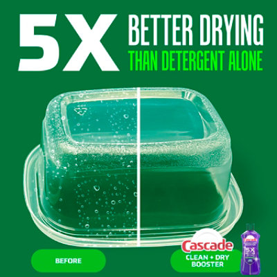 Cascade Rinse Aid Clean & Dry Booster - 30.5 Fl. Oz. - 30.5 FZ - Image 4