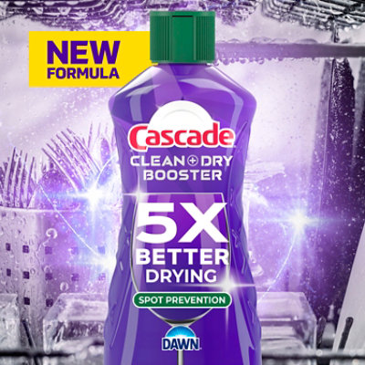 Cascade Rinse Aid Clean & Dry Booster - 30.5 Fl. Oz. - 30.5 FZ - Image 2