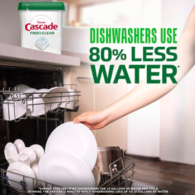 Cascade Auto Dishwashing Actionpacs, Free & Clear - 19 Ct. - 19 CT - Image 8