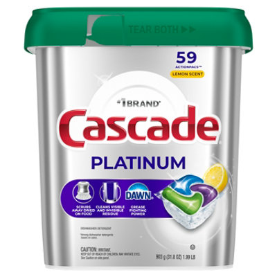 Cascade Platinum Actionpacs, Lemon - 59 Ct. - 59 CT - Image 8