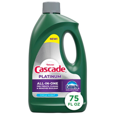 Cascade Platinum Plus Complete Gel, Fresh - 75 Fl. Oz. - 75 FZ - Image 1