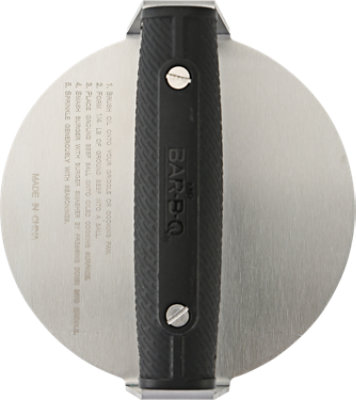 Mr. Bar-B-Q Stainless Steel Burger Smasher - Each - Image 1
