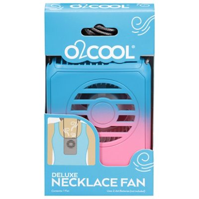 O2 Cool Deluxe Necklace Fan Ombre - Each - Image 2