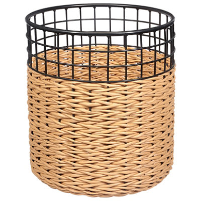 Signature Select Rattan Wire Basket Sm -Each - Image 2