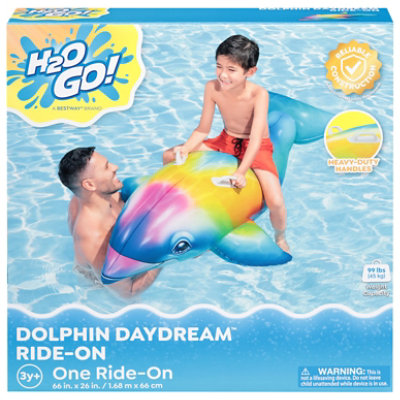 Bestway Dolphin Daydream Ride On - Each - Image 1