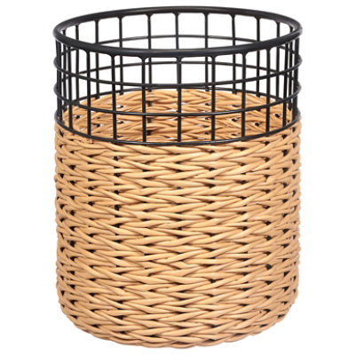 Signature Select Rattan Wire Basket Lg -Each - Image 2