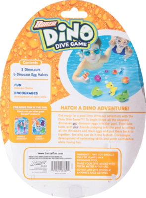 Banzai Dino Dive Game - Each - Image 3
