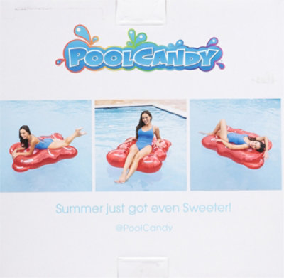 PoolCandy Gummy Bear Electric Fuchsia Raspberry Inflatable Raft - Each - Image 3