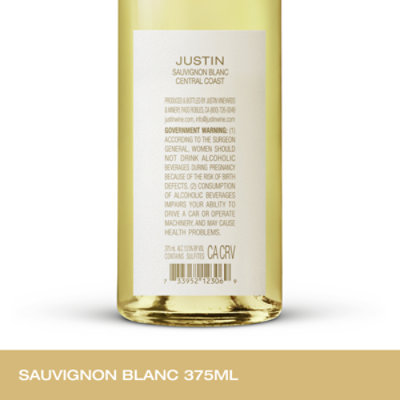 Justin Sauvignon Blanc Wine - 375 ML - Image 5