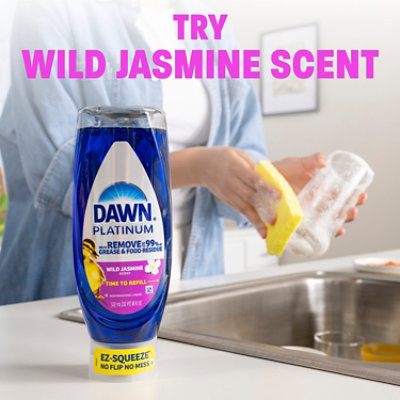 Dawn Platinum Ez-squeeze Dishwashing Liquid, Wild Jasmine - 24 Fl. Oz. - 24 FZ - Image 5