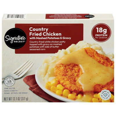 Signature Select Entree Country Fried Chicken W Mashed Potato 13.1 Oz - 13.1 OZ - Image 2