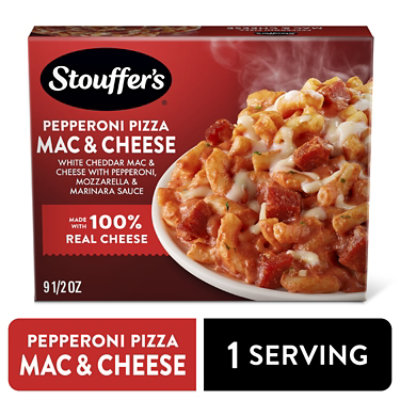 Stouffer's Pepperoni Pizza Macaroni Cheese Frozen Meal Box - 9.5 Oz - 9.5 OZ - Image 1