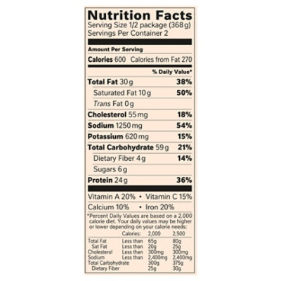 Stouffer's Italian Sausage Rigatoni For Two Frozen Entre Box 26 Oz - 26 OZ - Image 3