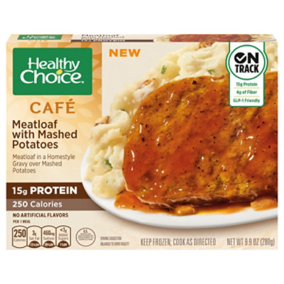 Healthy Choice Cafe Meatloaf With Mashed Potatoes Frozen Meal 9.9 Oz - 9.9 OZ - Image 3