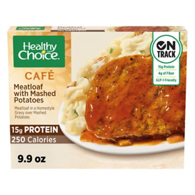 Healthy Choice Cafe Meatloaf With Mashed Potatoes Frozen Meal 9.9 Oz - 9.9 OZ - Image 1