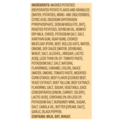 Healthy Choice Cafe Meatloaf With Mashed Potatoes Frozen Meal 9.9 Oz - 9.9 OZ - Image 5