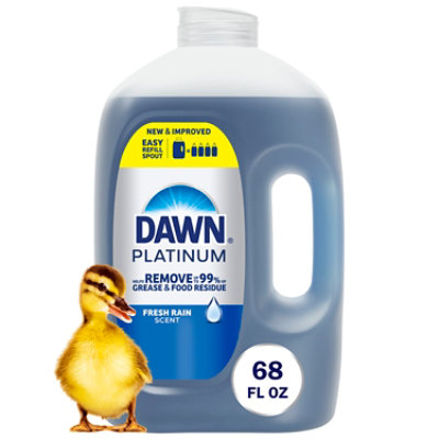 Dawn Platinum Dishwashing Liquid, Refreshing Rain - 68 Fl. Oz. - 68 FZ - Image 1