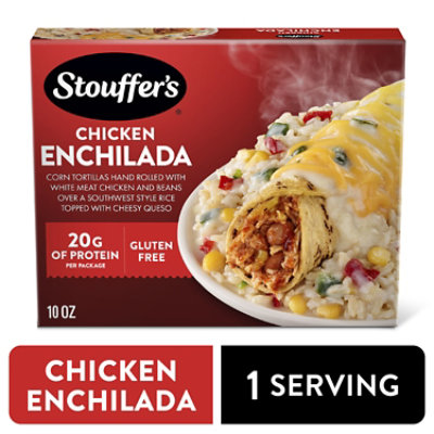 Stouffer's Chicken Enchilada Frozen Entree Box 10 Oz - 10 OZ - Image 1