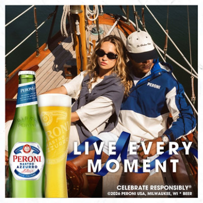 Peroni Nastro Azzurro Beer In Cans - 24 FZ - Image 5