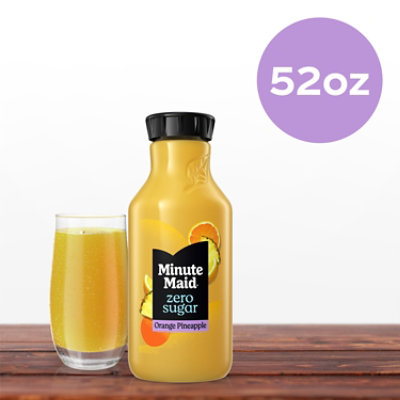 Minute Maid Zero Sugar Orange Pineapple Juice, 52 Fl Oz - 52 FZ - Image 5
