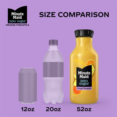 Minute Maid Zero Sugar Orange Pineapple Juice, 52 Fl Oz - 52 FZ - Image 2