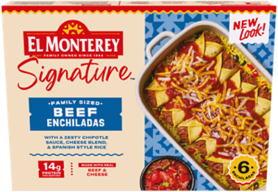 El Monterey Signature Beef Enchiladas Meal Tray - 30 Oz - 30 OZ - Image 4