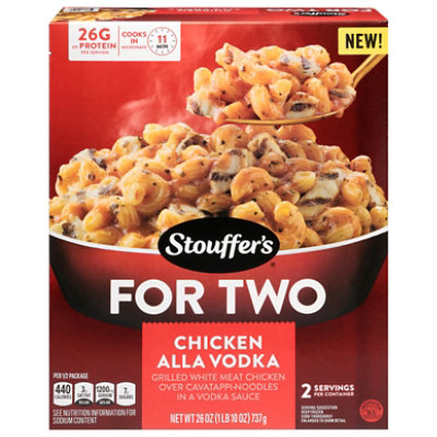 Stouffer's Chicken Alla Vodka For Two Frozen Entree Box 26 Oz - 26 OZ - Image 2