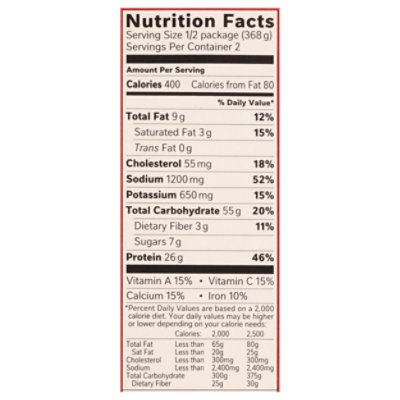 Stouffer's Chicken Alla Vodka For Two Frozen Entree Box 26 Oz - 26 OZ - Image 3