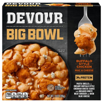 Devour Buffalo Style Chicken Mac & Cheese, 14 Oz Box - 14 OZ - Image 1