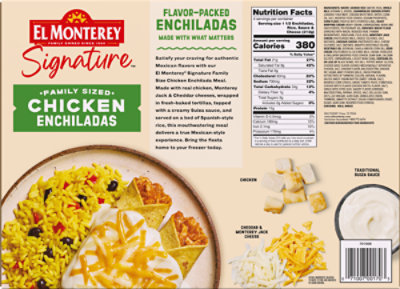 El Monterey Signature Chicken Enchiladas Tray - 30 Oz - 30 OZ - Image 5