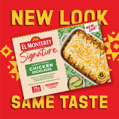 El Monterey Signature Chicken Enchiladas Tray - 30 Oz - 30 OZ - Image 2