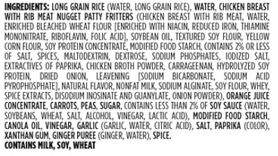Michelinas Orange Chicken & Vegetable Rice Blend 4.5 Oz - 4.5 OZ - Image 4