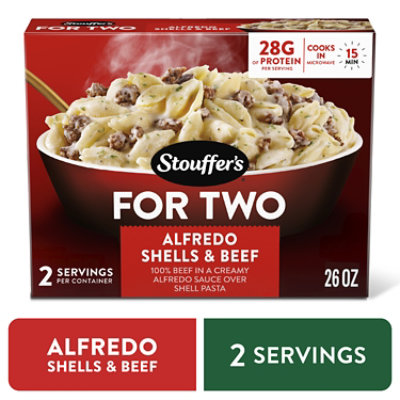 Stffrs Beef Alfredo Meal For Two - 26 OZ - Image 1