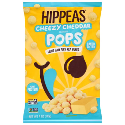 Hippeas Pops Cheezy Cheddar - 4 OZ - Image 1
