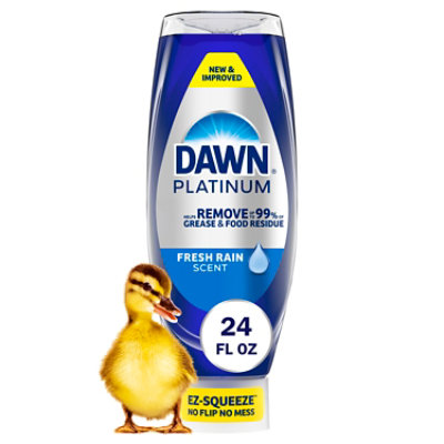 Dawn Platinum Ez-squeeze Dishwashing Liquid, Refreshing Rain - 24 Fl. Oz. - 24 FZ - Image 1