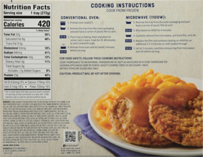 Signature Select Entree Salisbury Steak W/mac Cheese 9.6 Oz - 9.6 OZ - Image 5