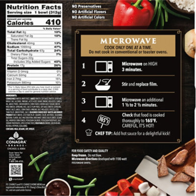 P.f. Chang's Home Menu Mongolian Style Beef Bowl, Frozen Meal, 11 Oz - 11 OZ - Image 6