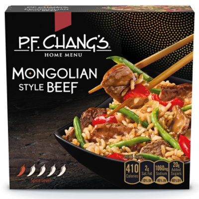 P.f. Chang's Home Menu Mongolian Style Beef Bowl, Frozen Meal, 11 Oz - 11 OZ - Image 1