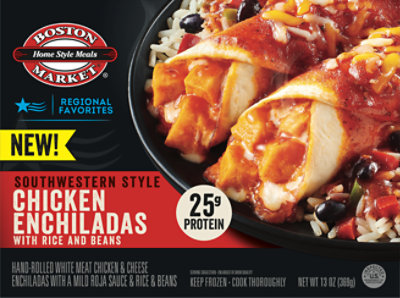 Boston Market Southwest Style Chicken Enchiladas, 13 Oz - 13 OZ - Image 2