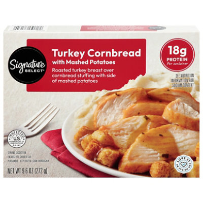 Signature Select Entree Turkey Cornbread W Mashed Potato 9.6 Oz - 9.6 OZ - Image 2