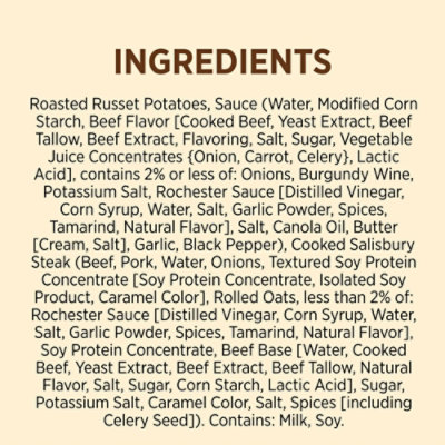 Healthy Choice Cafe Salisbury Steak With Roasted Potatoes, Frozen Meal, 9 Oz - 9 OZ - Image 5